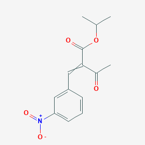 Butanoic acid, 2-[(3-nitrophenyl)methylene]-3-oxo-, 1-methylethyl ester