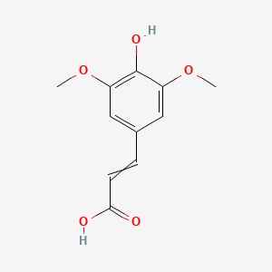 molecular formula C11H12O5 B7884613 4-Hydroxy-3,5-dimethoxycinnamic acid 