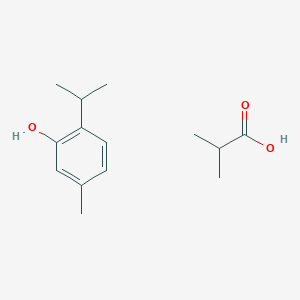 Propanoic acid,2-methyl-, 5-methyl-2-(1-methylethyl)phenyl ester