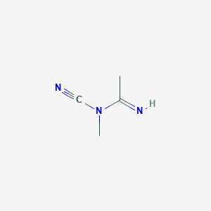 N-cyano-N-methylethanimidamide