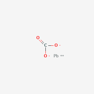 molecular formula PbCO3<br>Pb(CO3)<br>CO3P B7884637 Lead carbonate CAS No. 25510-11-6