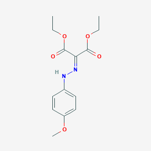 molecular formula C14H18N2O5 B078847 Diethyl 2-[(4-methoxyphenyl)hydrazinylidene]propanedioate CAS No. 13636-67-4