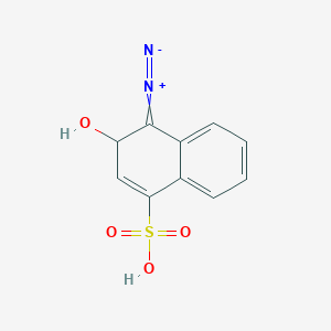 molecular formula C10H8N2O4S B7884725 4-diazo-3-hydroxy-3H-naphthalene-1-sulfonic acid 