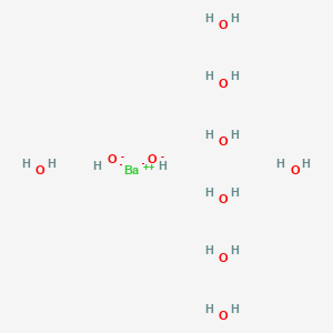 molecular formula BaH18O10 B7884936 Barium hydroxide octahydrate 