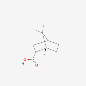 molecular formula C11H18O2 B7884962 (1S)-1,7,7-trimethylnorbornane-2-carboxylic acid;(1S)-(-)-Camphanic acid 