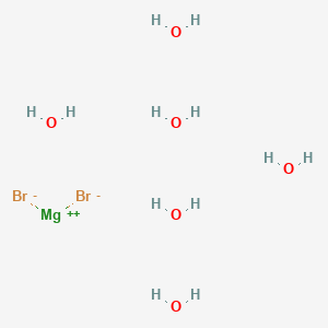 molecular formula Br2H12MgO6 B7884971 Magnesium bromide hexahydrate, 99% 