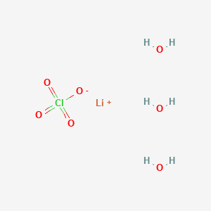 molecular formula ClH6LiO7 B7884978 lithium;perchlorate;trihydrate 