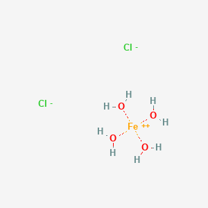 molecular formula Cl2FeH8O4 B7884989 二氯化铁(II)四水合物 