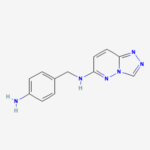 N-(4-aminobenzyl)-[1,2,4]triazolo[4,3-b]pyridazin-6-amine