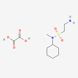 2-amino-N-cyclohexyl-N-methylethanesulfonamide oxalate