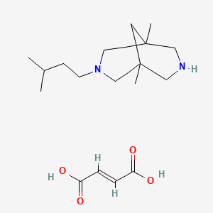 (1R,5S)-3-isopentyl-1,5-dimethyl-3,7-diazabicyclo[3.3.1]nonane fumarate