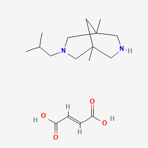 (1R,5S)-3-isobutyl-1,5-dimethyl-3,7-diazabicyclo[3.3.1]nonane fumarate
