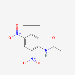 N-{5-tert-butyl-2,4-dinitrophenyl}acetamide