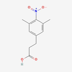 3-{4-Nitro-3,5-dimethylphenyl}propanoic acid