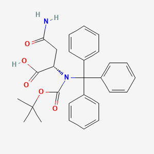 L-Asparagine, N2-[(1,1-dimethylethoxy)carbonyl]-N-(triphenylmethyl)-