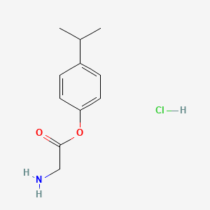 4-(Propan-2-yl)phenyl 2-aminoacetate hydrochloride
