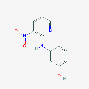 3-[(3-Nitropyridin-2-yl)amino]phenol