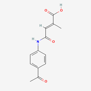 (2E)-3-[(4-acetylphenyl)carbamoyl]-2-methylprop-2-enoic acid