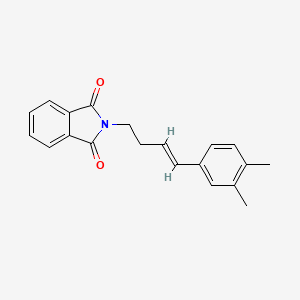 molecular formula C20H19NO2 B7885369 2-[(3E)-4-(3,4-dimethylphenyl)but-3-en-1-yl]-2,3-dihydro-1H-isoindole-1,3-dione 