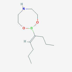 molecular formula C12H24BNO2 B7885429 4-Octen-4-ylboronic acid diethanolamine ester 