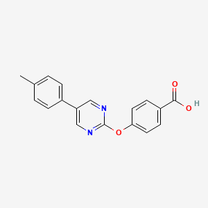 4-{[5-(4-Methylphenyl)pyrimidin-2-yl]oxy}benzoic acid