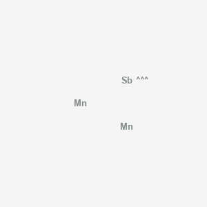 molecular formula Mn2Sb B078864 Antimony, compd. with manganese (1:2) CAS No. 12032-97-2
