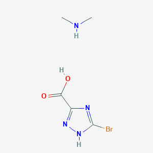 5-Bromo-1H-1,2,4-triazole-3-carboxylic acid N-methylmethanamine