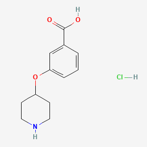 3-(Piperidin-4-yloxy)benzoic acid hydrochloride