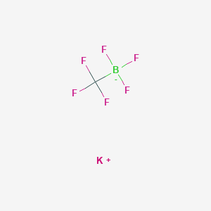 molecular formula CBF6K B7886509 potassium;trifluoro(trifluoromethyl)boranuide 