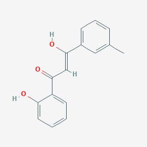 (Z)-3-hydroxy-1-(2-hydroxyphenyl)-3-(3-methylphenyl)prop-2-en-1-one