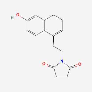 1-[2-(6-Hydroxy-3,4-dihydro-1-naphthalenyl)ethyl]-2,5-pyrrolidinedione