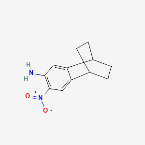 5-Nitrotricyclo[6.2.2.0~2,7~]dodeca-2,4,6-trien-4-amine