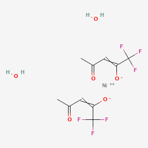 Nickel(2+);1,1,1-trifluoro-4-oxopent-2-en-2-olate;dihydrate