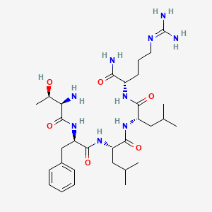 molecular formula C31H53N9O6 B7886759 H-D-aThr-D-Phe-Leu-Leu-Arg-NH2 