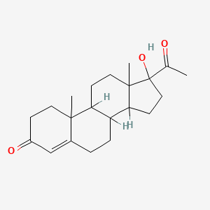 molecular formula C21H30O3 B7886829 17alpha-Hydroxypregn-4-ene-3,20-dione 