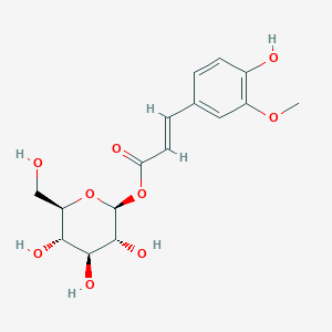 molecular formula C16H20O9 B7886849 1-O-feruloyl-beta-D-glucose CAS No. 64625-37-2