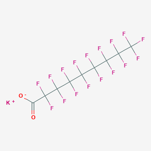 molecular formula C9F17KO2 B7886855 potassium;2,2,3,3,4,4,5,5,6,6,7,7,8,8,9,9,9-heptadecafluorononanoate 