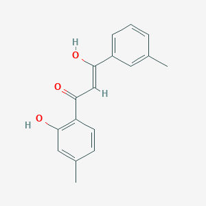 molecular formula C17H16O3 B7886877 (Z)-3-hydroxy-1-(2-hydroxy-4-methylphenyl)-3-(3-methylphenyl)prop-2-en-1-one 