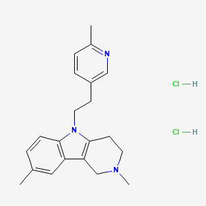 molecular formula C21H26ClN3 B7886997 Latrepirdine dihydrochloride CAS No. 14292-23-0