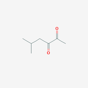 B078870 5-Methyl-2,3-hexanedione CAS No. 13706-86-0