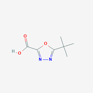 molecular formula C7H10N2O3 B7887116 5-Tert-butyl-1,3,4-oxadiazole-2-carboxylic acid CAS No. 944907-14-6
