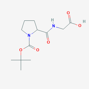2-({1-[(Tert-butoxy)carbonyl]pyrrolidin-2-yl}formamido)acetic acid