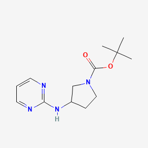 3-(Pyrimidin-2-ylamino)-pyrrolidine-1-carboxylic acid tert-butyl ester