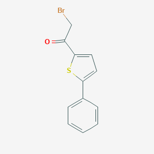 molecular formula C12H9BrOS B078873 2-溴-1-(5-苯基-2-噻吩基)-1-乙酮 CAS No. 10531-43-8