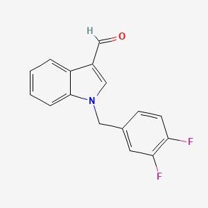 1-(3,4-Difluorobenzyl)indole-3-carbaldehyde