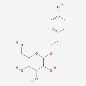 2-(Hydroxymethyl)-6-[2-(4-hydroxyphenyl)ethoxy]oxane-3,4,5-triol