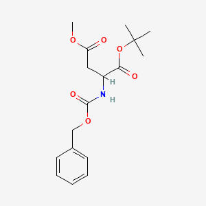 2-(phenylmethoxycarbonylamino)butanedioic acid O1-tert-butyl ester O4-methyl ester