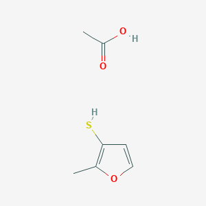 molecular formula C7H10O3S B7887478 acetic acid;2-methylfuran-3-thiol CAS No. 1184915-00-1