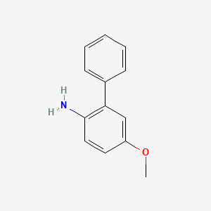 molecular formula C13H13NO B7887496 5-METHOXY-[1,1'-BIPHENYL]-2-AMINE 