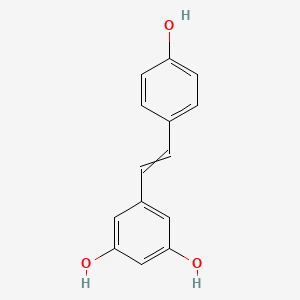 molecular formula C14H12O3 B7887516 1,3-Benzenediol, 5-[(1Z)-2-(4-hydroxyphenyl)ethenyl]- 